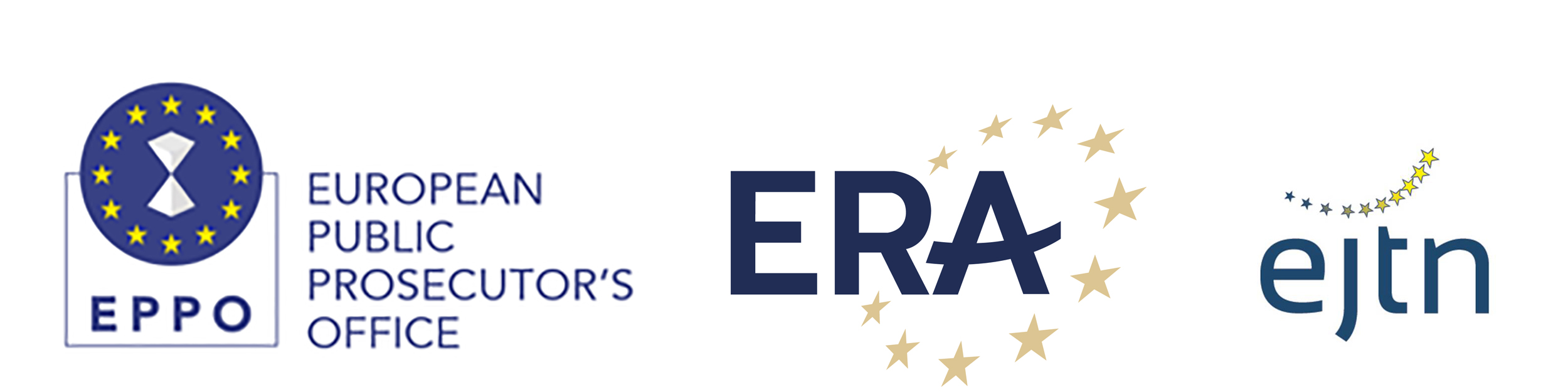 Logos EPPO, ERA and EJTN